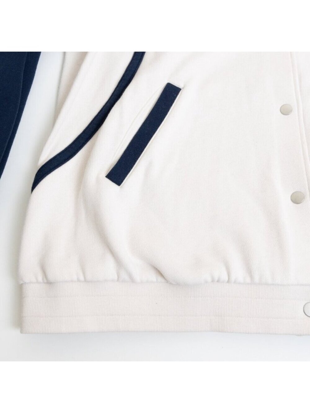Lululemon Scuba Oversized Collegiate Jacket Graphic White Blue HK Exclusive XL - Picture 7 of 14